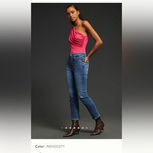 Good American Good Legs Straight Jeans in Indigo size 0 or 25